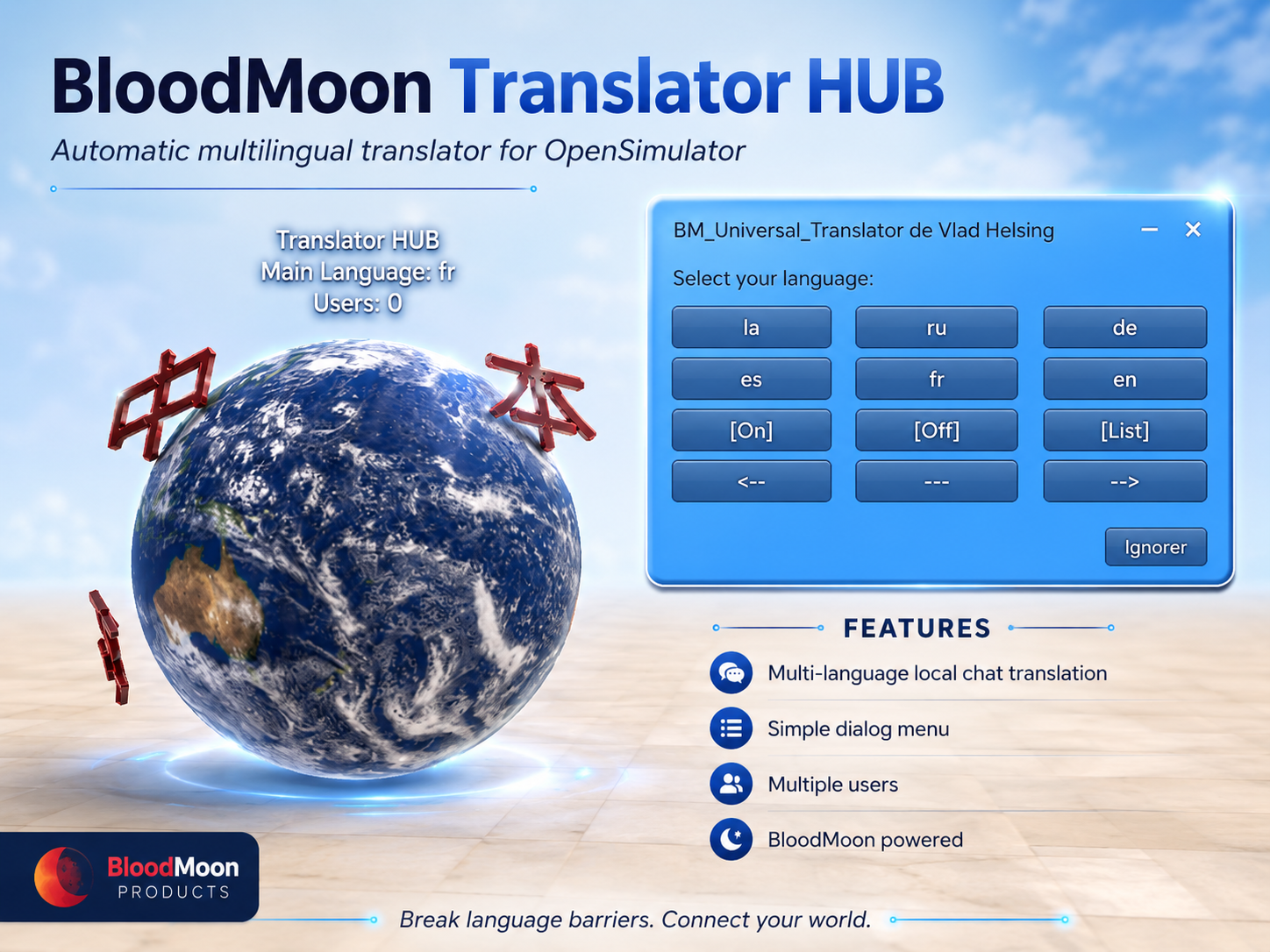 BloodMoon Translator HUB